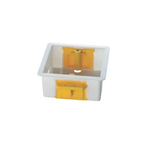 Appleby Plastic 35mm Single Pattress box, Pack of 5