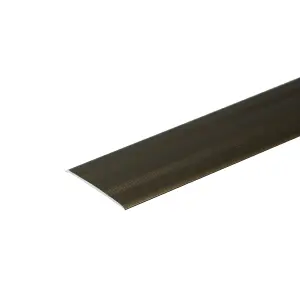 Self-adhesive anodised aluminium door floor bar edge trim threshold profile  930mm x 35mm a08 olive