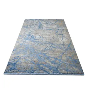 Emerald EMR101 Blue Abstract Rug by Concept Looms-200cm X 290cm