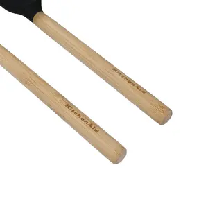 2 Piece Bamboo Spatula Set