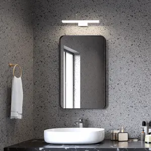 CGC Kat White Bathroom Mirror Wall Light IP44 4000k LED Over Mirror Over Picture