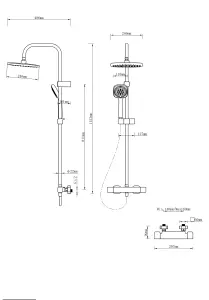 GoodHome Teesta Diverter Shower