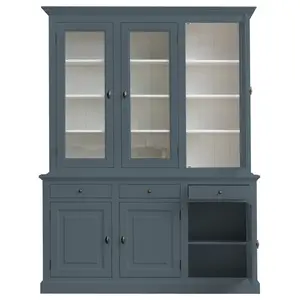 Berardina Display Cabinet Blue Grey