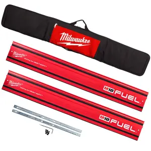 Milwaukee 4932480906 Guide Rail Kit x2 1400mm and Bag for Plunge Saw M18FPS55