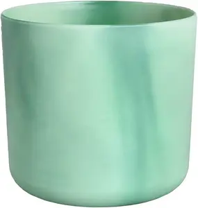 Elho The Ocean Collection 16cm Round Plastic Plant Pot in Pacific Green