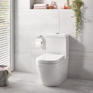 Grohe Euro White Back to wall Toilet with Soft close seat & Close coupled cistern