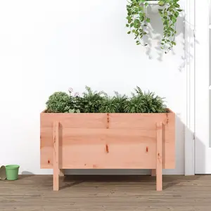 Berkfield Garden Raised Bed 101x50x57 cm Solid Wood Douglas