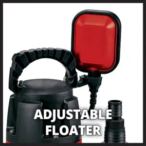 Einhell Clear Water Pump 350W 8000 L/H Submersible Pump Drain Hot Tubs & Pools Down To 1mm - GC-DP 3580 LL