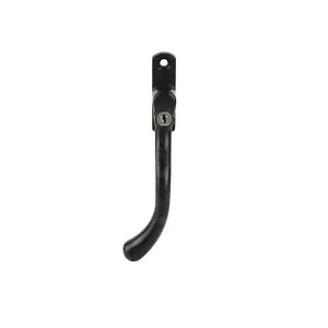 Cornish Heritage Tear Drop Espag Window Handle - Black (Left-Hand)