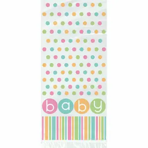 Unique Party Baby Shower/Birthday Gift Bags (Pack of 20) Multicoloured (One Size)