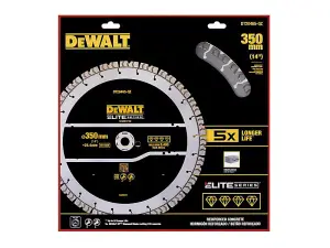 DEWALT DT20465-QZ Elite Series Rebar Concrete Diamond Wheel 350 x 25.4mm