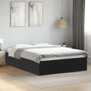 Berkfield Bed Frame without Mattress Black 120x200 cm