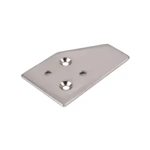 Sash Heritage Spare Striker Plate for Sash stops - 48mm x 28mm - Satin Nickel