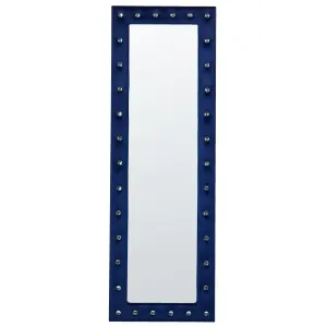 Standing Mirror ANSOUIS Velvet Navy Blue