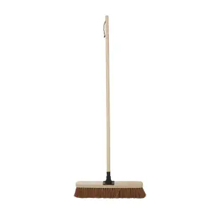 Soft Coco Indoor & outdoor Broom, (W)450mm