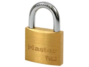 Master Lock - V Line Brass 40mm Padlock - Keyed Alike 4232