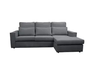 Soho High Back Right Hand  Facing Corner Sofa Grey