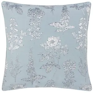 Wylder Sophia Floral Jacquard Piped Polyester Filled Cushion