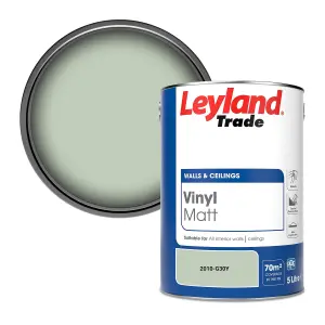 Leyland Trade Vinyl Matt Walls & Ceilings Emulsion Paint (2010-G30Y) 5L