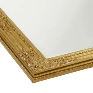 Madeleine Glass Mirror Gold / 74cm W x 163cm W