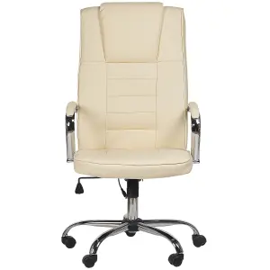 Massage Chair GRANDEUR Faux Leather Beige