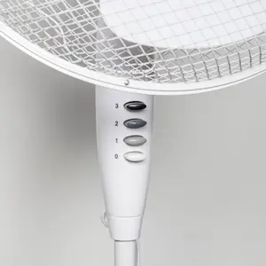 1.19m Indoor Oscillating Electric Standing Cooling Fan in White