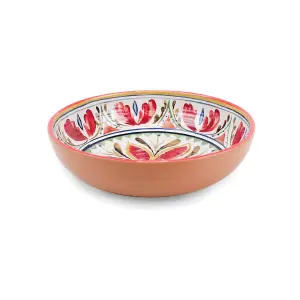 Purely Home Mediterranean Melamine Low Bowls - Set of 2