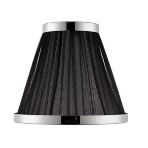 Luminosa Suffolk Black And Nickel Eight Inch Shade, E14