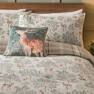 Forest Animals 100% Brushed Cotton Duvet Cover Set