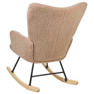 Rocking Chair OULU Boucle Sand Beige