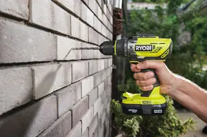 Ryobi ONE+ Compact Combi Drill 18V R18PD31-215S Dual 1.5Ah Kit