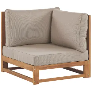 Garden Sofa TIMOR FSC Certified Acacia Wood Light Wood Reversible 2 Seater