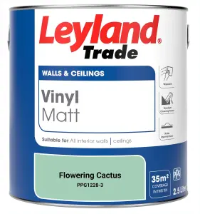 Leyland Trade Vinyl Matt Walls & Ceilings Emulsion Paint Flowering Cactus (PPG1228-3) 2.5L