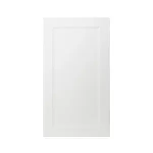 GoodHome Artemisia Matt white Classic shaker Tall wall Cabinet door (W)500mm (H)895mm (T)18mm