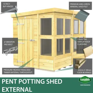 DIY Sheds 20x6 Pent Potting Shed (20ft x 6ft) 20 x 6