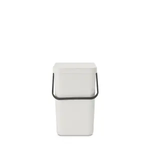 Brabantia Sort & Go Standard Light Grey Plastic Recycling bin - 25L Freestanding