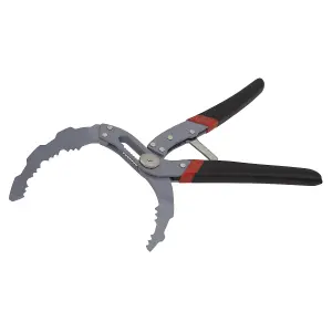 Sealey Oil Filter Pliers Self Adjusting Oil Filter Spanner Remover Angled AK6421