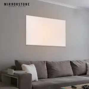 Mirrorstone 900W Classic Infrared Heating Panel With White Frame