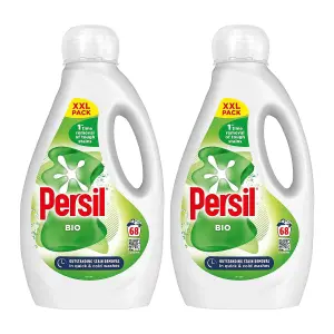 Persil XXL Washing Liquid Detergent Bio Stain Removal 68 Washes 1.836 L, 2 Pack