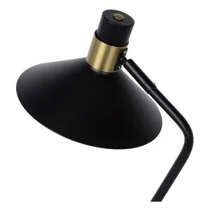 Lucide Pepijn Modern Table Lamp - 1xE14 - 3 StepDim - Black