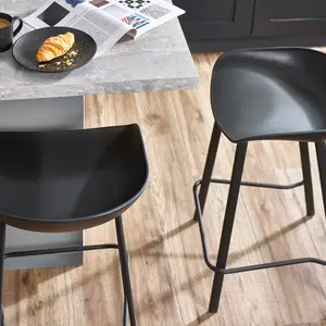 Dragan Bar Stool (Set of 2) Black