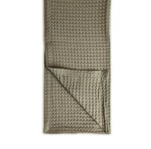 Hotel Waffle Throw Blanket - Khaki, Small