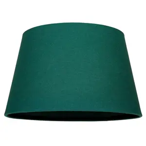 Traditional Linen Fabric Drum Shade for Pendant & Lampshade Forest / 19cm H x 30cm W x 30cm D