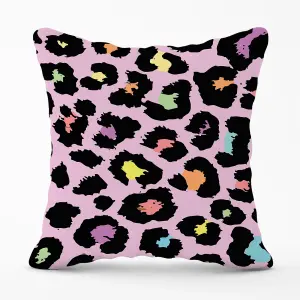 Pink Leopard Print Cushions 45cm x 45cm