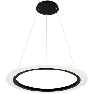 Milagro Colin Black Pendant Lamp 3XE27 Hand Made Matt Black Cage Style Lamps Creating Industrial Chic