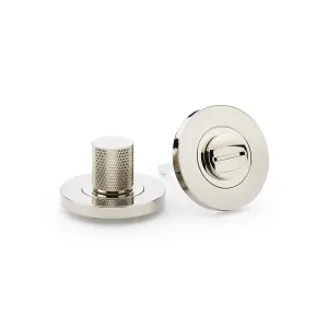 Alexander & Wilks Knurled Thumbturn and Release - Polished Nickel PVD