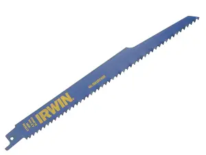 IRWIN 956R Sabre Saw Blade Nail Embedded Wood Cutting 225mm Pack of 2