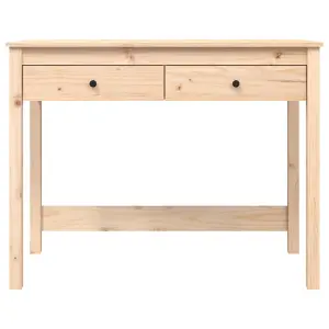 Berkfield Desk with Drawers 100x50x78 cm Solid Wood Pine