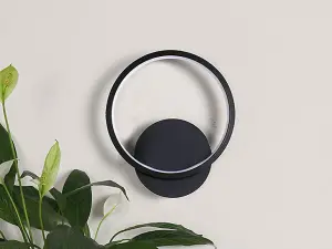 Wall Light Indoor Modern Wall Lamp Minimalist Round Sconces Wall LED Black