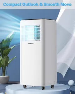 Portable Air Conditioner Unit 9000 BTU 4-in-1 Dehumidifier Cooling Fan 2 Speeds